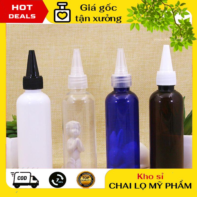 Chai Chiết Mĩ Phẩm ❤ GIÁ TẬN GỐC ❤ Chai nhựa pet nút nhọn nâu 20ml, 30ml, 50ml, 100ml chiết mỹ phẩm , phụ kiện du lịch