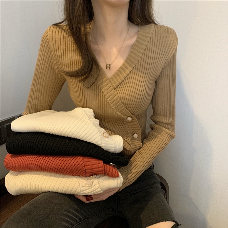 NRVP Áo Sweater Dài Tay Phong Cách Hàn Quốc Sành Điệu Dành Cho Nữ