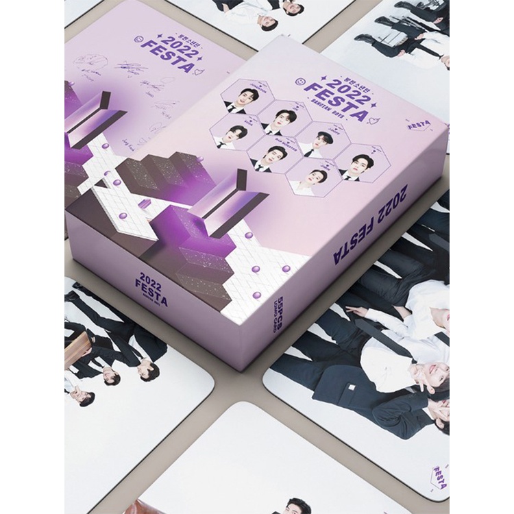 Set 55 Tấm Thẻ Ảnh Lomo Card Jungkook V Jimin Bt Toploader