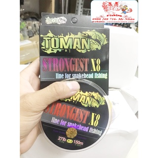 Dây PE Toman 8X Chính Hãng 150M