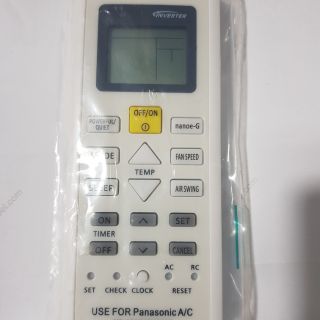 Điều khiển điều hòa panasonic  inverter loại mới