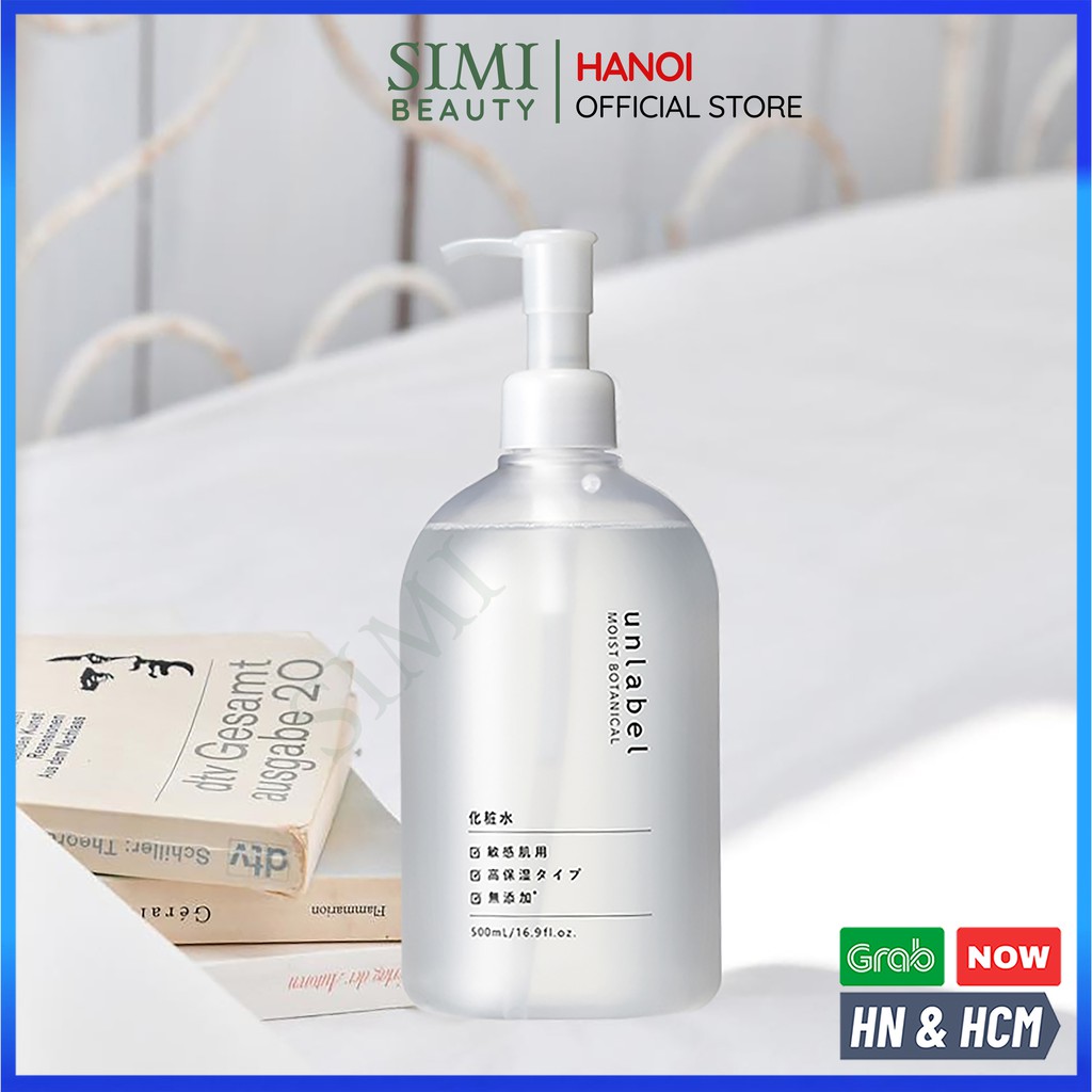 Lotion dưỡng ẩm UNLABEL Nhật Bản thiên nhiên cấp ẩm sâu chống lão hóa da mặt cho da dầu mụn khô hỗn hợp nhạy cảm bà bầu