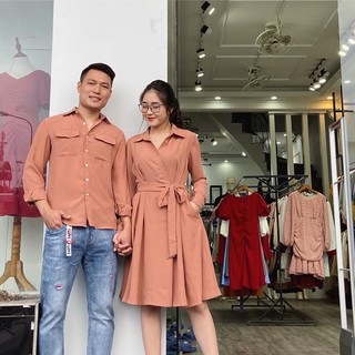 Váy áo đôi, đồ đôi thiết kế phong cách Hàn Quốc mới nhất 2021