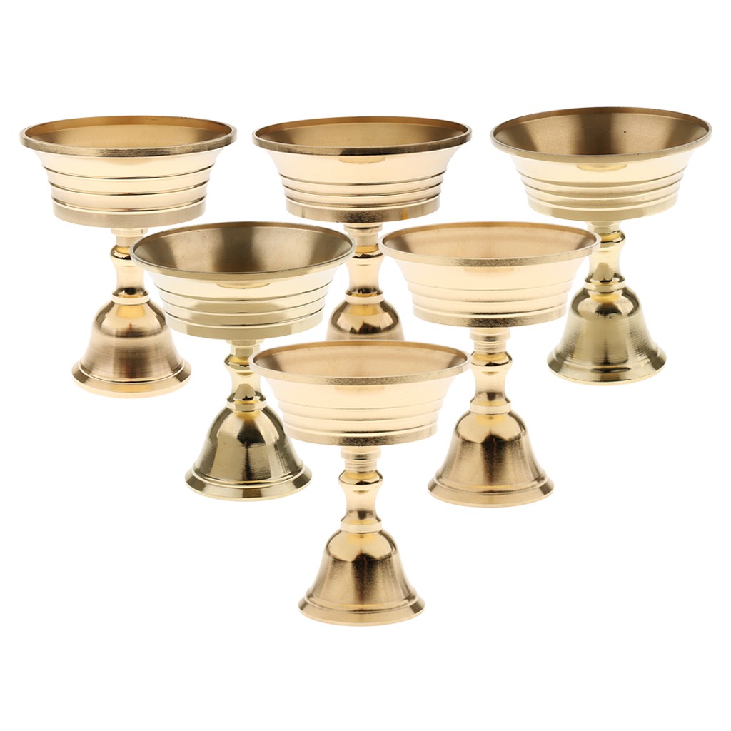 Đế Đèn Cầy Bằng Đồng Thau Kích Thước 5.5cm