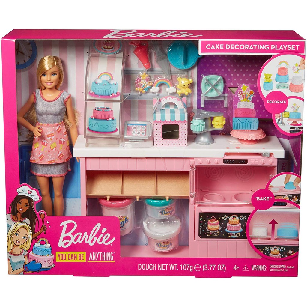 Búp bê Barbie và Cửa hàng bánh ngọt GFP59