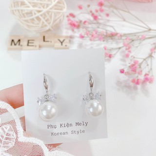 Bông tai hạt ngọc cao cấp- mely 1283