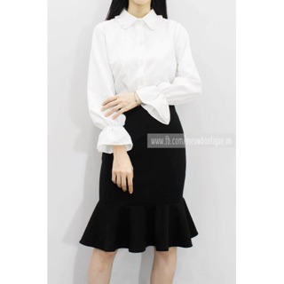 Chân Váy công sở form bút chì đuôi cá midi
