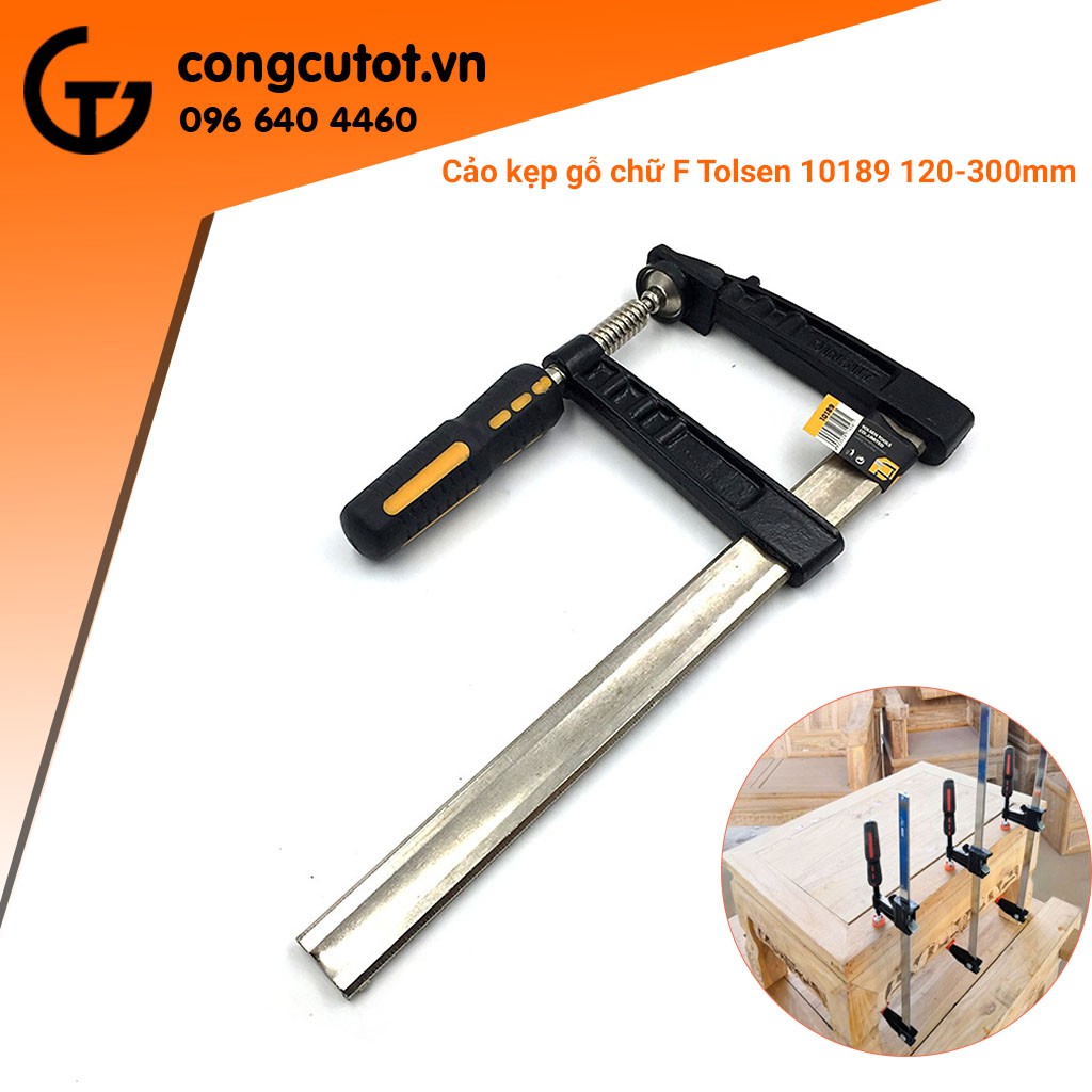 Cảo chữ F cán nhựa (CN) Tolsen 10189