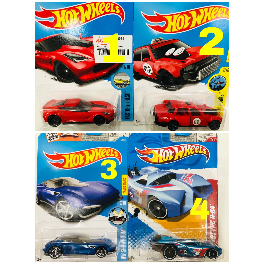 Xe mô hình dòng cơ bản Hot Wheels C4982 - nguyên vỉ (khách tùy chọn mẫu)