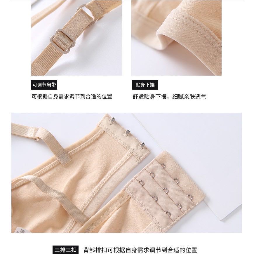 Kiki Áo lót thể thao không gọng có đệm ngực ba hàng khóa có thể điều chỉnh cho nữ | BigBuy360 - bigbuy360.vn