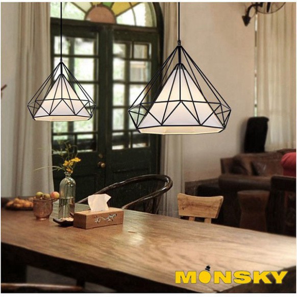 [Free ship] [Free ship] Đèn thả MONSKY kim cương - Tặng kèm bóng LED cao cấp (giá trên 1 sản phẩm)