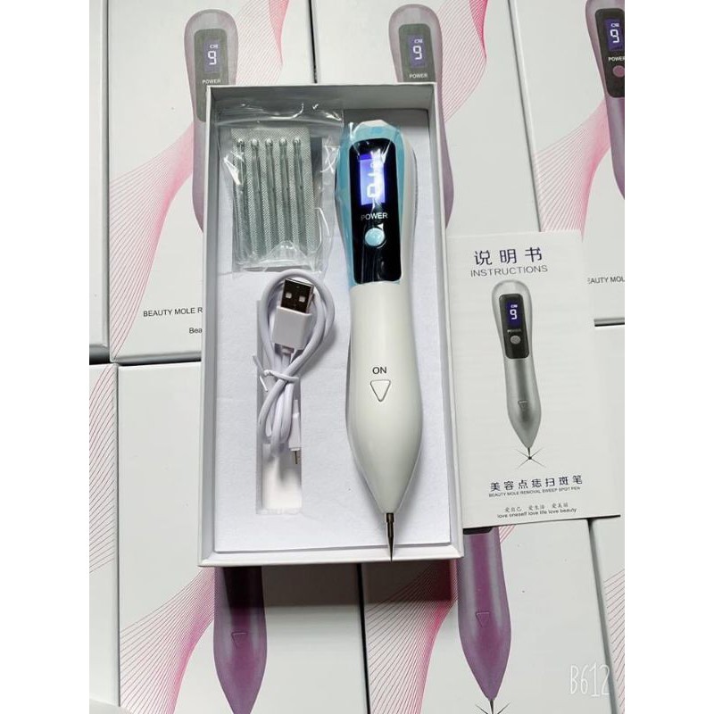 Máy đốt nốt ruồi 9 cấp độ, tặng kèm kim đốt