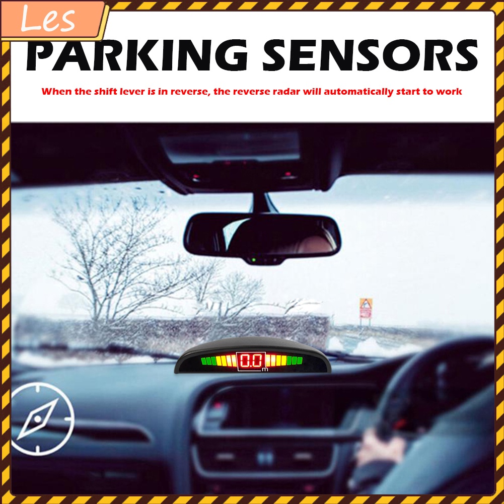 Hệ thống radar cảm biến đỗ xe 4 đèn LED