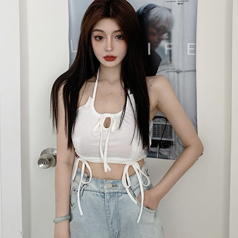 Áo sát nách phối dây rút phong cách thời trang quyến rũ cho phái nữ
