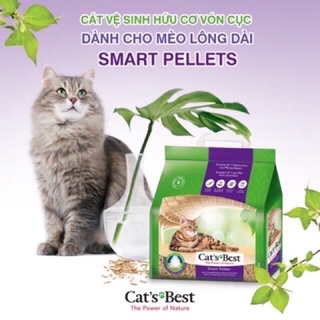 Cát vệ sinh gỗ hữu cơ Cat s Best Smart Pellets bịch 2 thumbnail