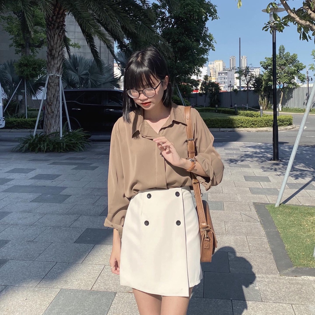 ÁO SƠ MI LỤA DÀI TAY lim.studio
