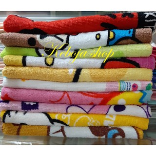 Khăn tắm cotton hình cute siêu dễ thương 27cm x 50cm