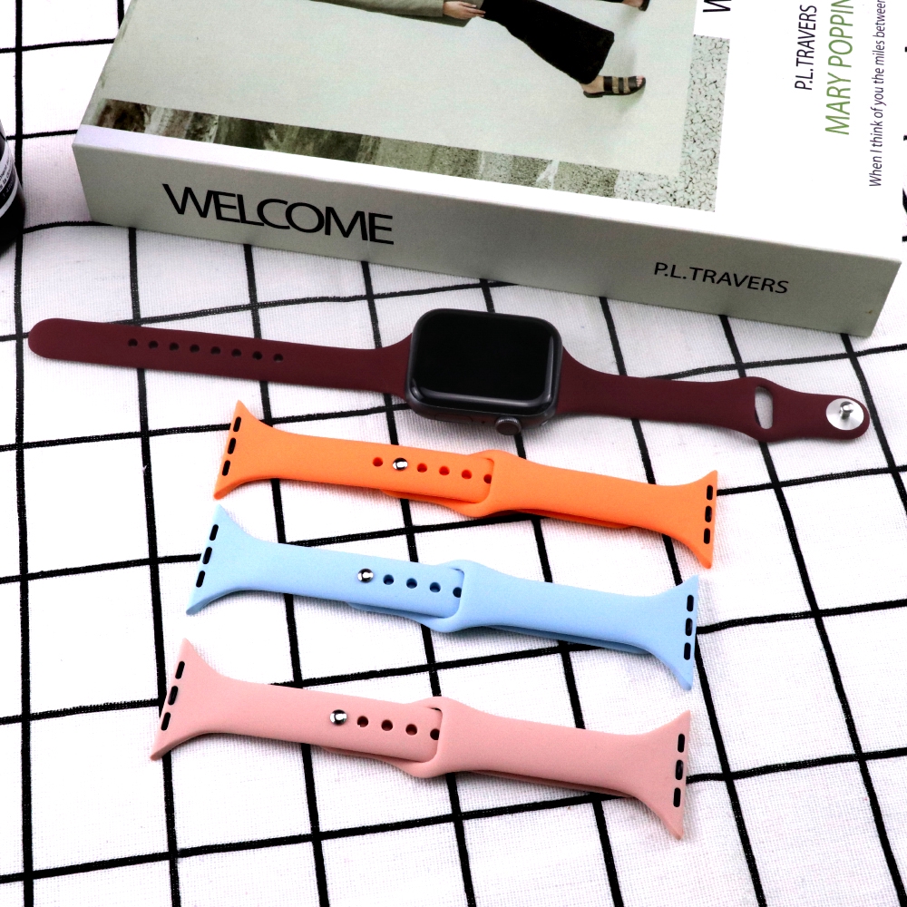 Soft Slim Silicone Sports For W55 W55s Q99 H55 T5s T500 P90 F10 42MM Bands Rubber Watch Strap Silm silicone pulseira bracelet Watchband