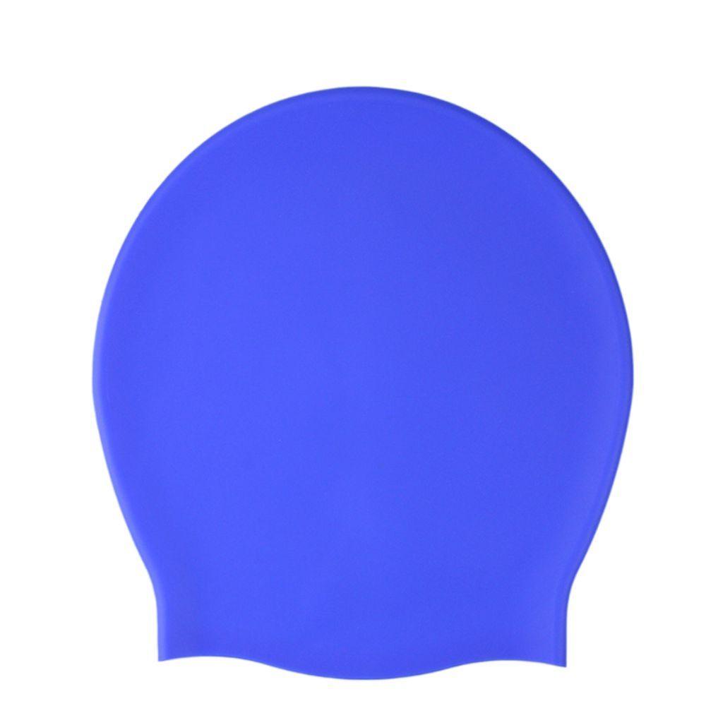 Mũ Bơi Silicone Màu Đen Kiểu Tóc Bện Cho Nam Nữ
