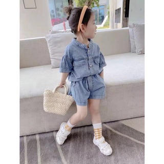 Set jean sang chảnh cho bé gái