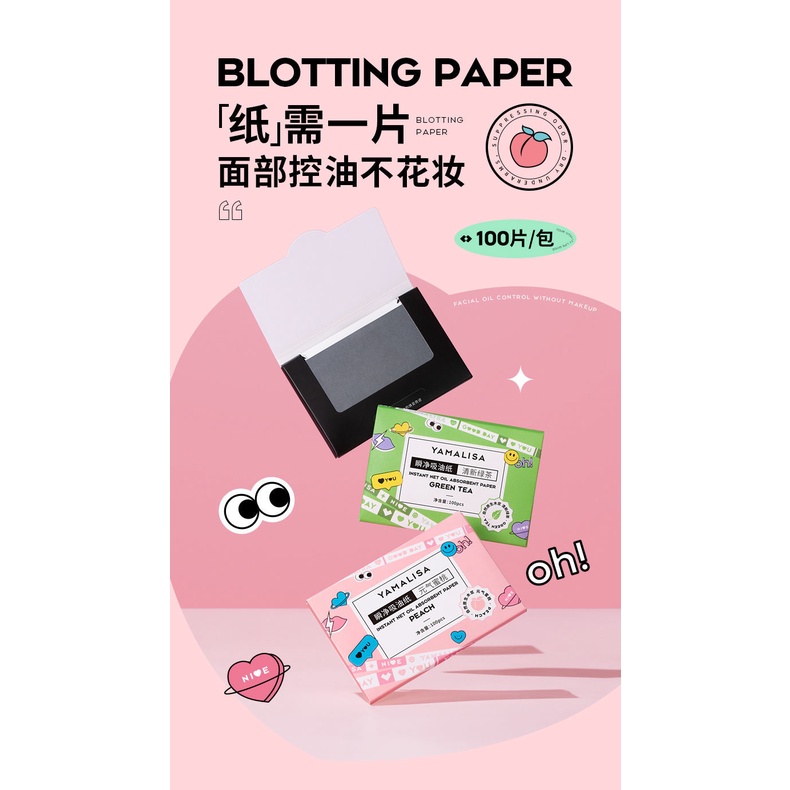 (Mua2Gửi1)Giấy Thấm Dầu Trang Điểm Trang Điểm Mặt Kiểm Soát Dầu Thấm Mồ Hôi Dầu Trà Xanh Đào Thơm Giấy Xách Tay Học Sinh Ra Khỏi Cần Thiết | BigBuy360 - bigbuy360.vn