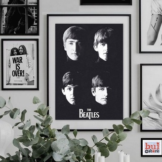 Poster The Beatles 05 cỡ A3 chất dày đẹp áp phích dán tường lồng khung trang trí nhà cửa quán cafe rock shop
