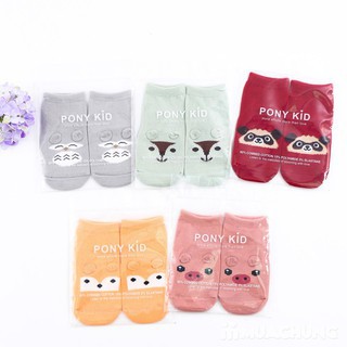 set 5 tất Pony kid xuất Nhật có chống trơn đủ màu cho bé