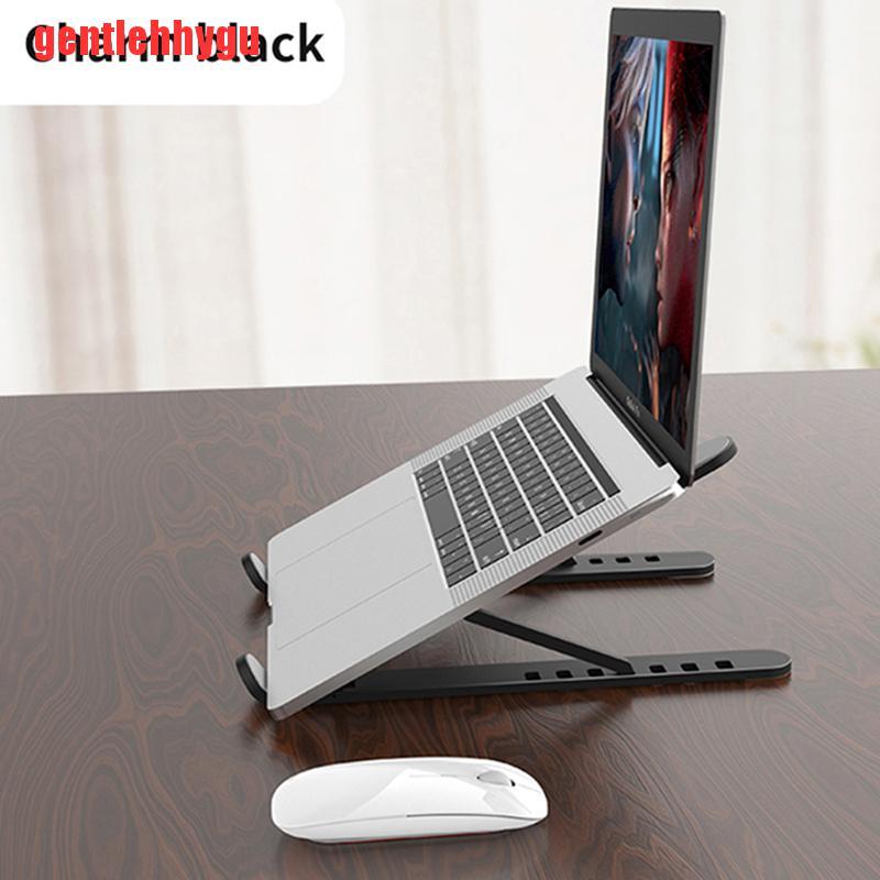 [gentlehhygu]Foldable Laptop Stand Non-slip Adjustable Desktop Laptop Holder Notebook Stands