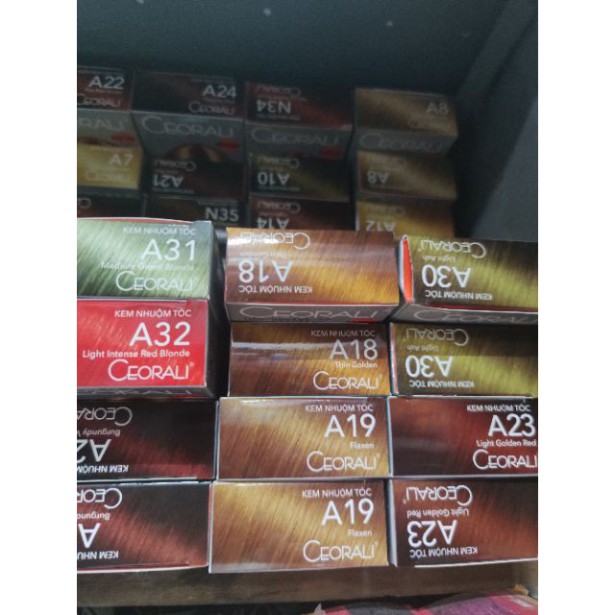 Thuốc nhuộm tóc gội nhuộm thời trang 36 màu Ceorali | BigBuy360 - bigbuy360.vn
