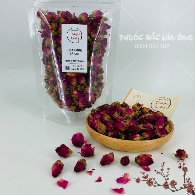  Nụ Hoa Hồng Đà Lạt 200g (Nụ Hồng Nguyên Bông)