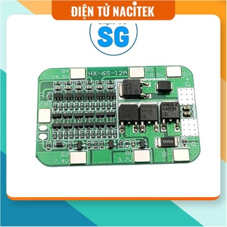 Mạch sạc và bảo vệ pin 6s 12a - isdu