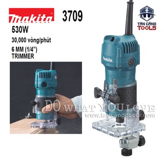 Máy phay makita 3709 530w cốt 6.35 mm