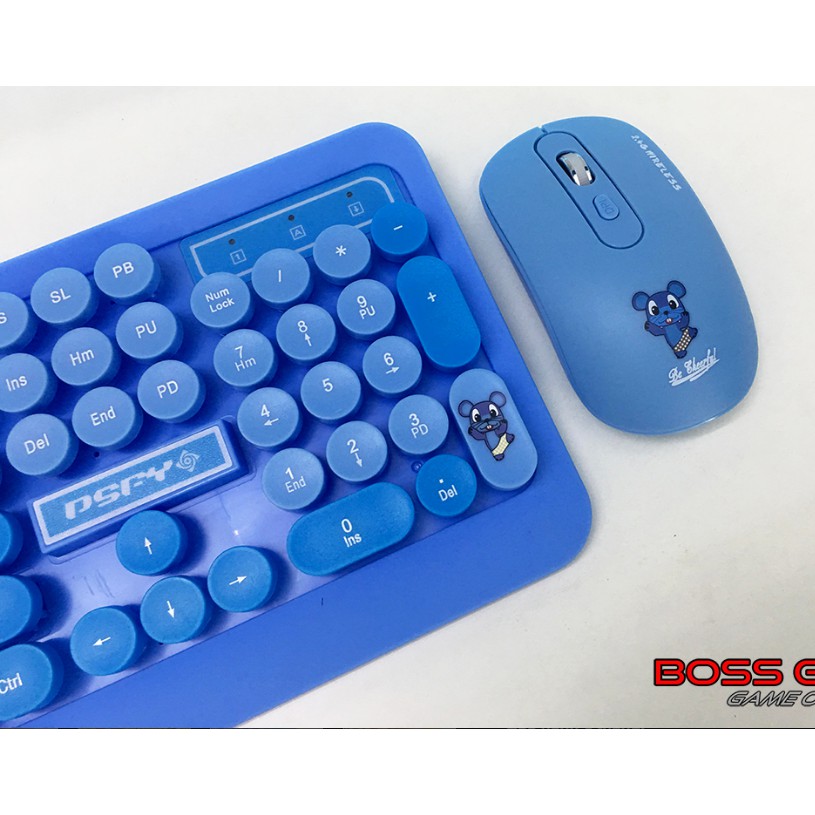 Combo không dây Keyboard + Mouse PSPY K68 Chính hãng