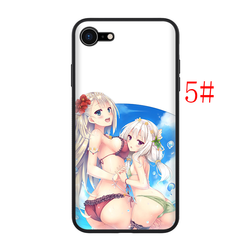 Ốp Lưng Silicone In Hình Anime Cô Gái Mặc Bikini Cho Iphone 11 12 Pro Mini Xs Max X Xr