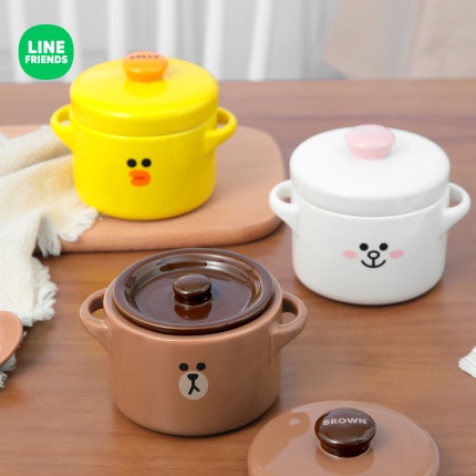 Chén chưng yến Gốm sứ cao cấp LINE FRIENDS
