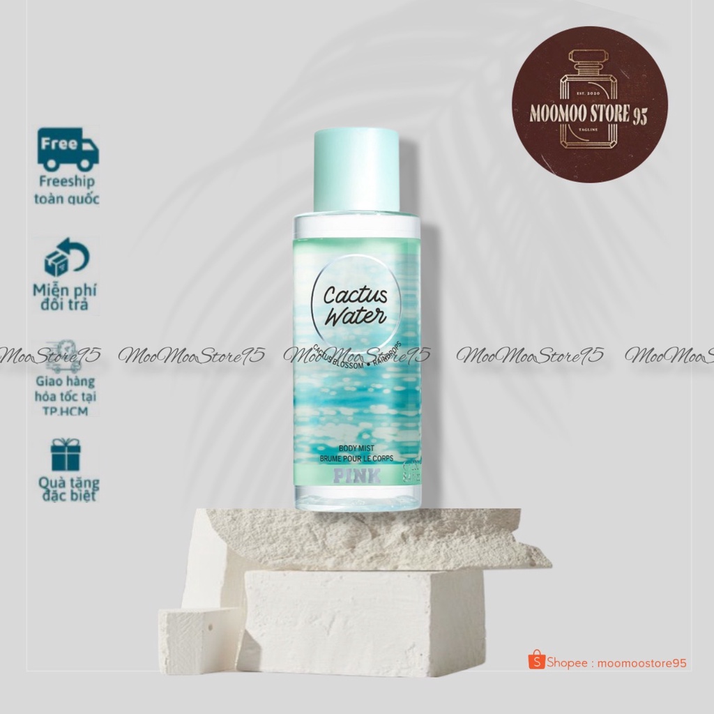 Xịt thơm body mist Victoria’s Secret PINK mùi CACTUS WATER