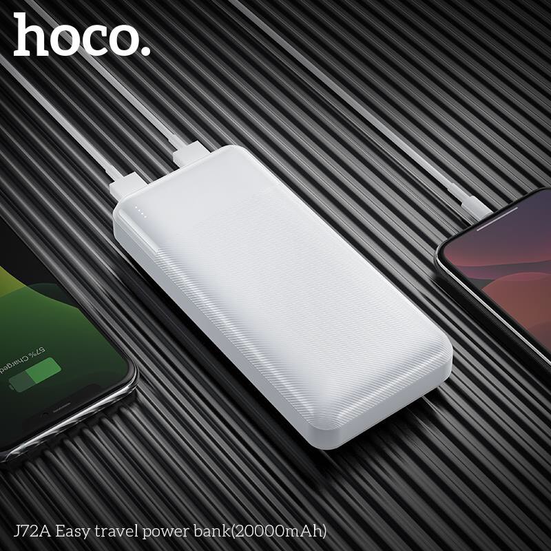 Pin Sạc Dự Phòng Hoco J72A Easy travel 20000mAh 2 cổng Input/Output max 2A - HOCO-J72A