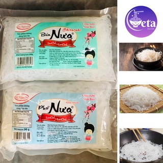 Bún Nưa Shirataki Vị Nguyên 240gr, bún nưa cuộn 100g, ăn Das/Keto/Low carb dai ngon healthy, Date Cam Kết Mới