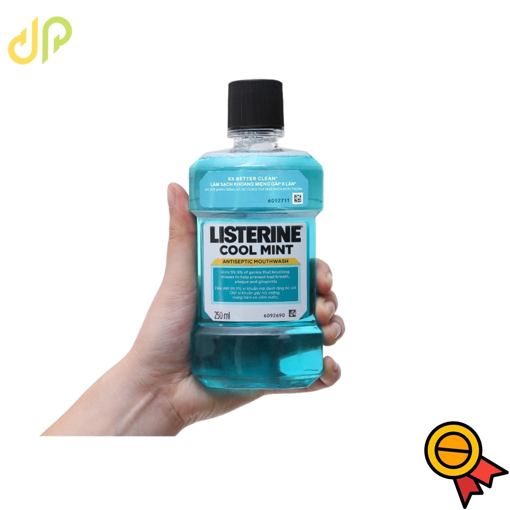 Nước xúc miệng Listerine cool mint 750ml tặng chai 250ml