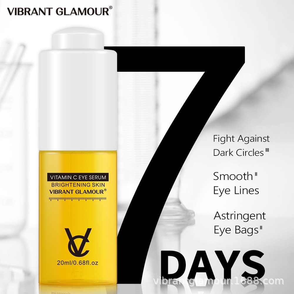 VIBRANT GLAMOUR Serum Mắt Vitamin C Cấp Nước Dưỡng Ẩm Chống Lão Hóa Giảm Quầng Thâm Moisturizing Anti-Aging Eye Serum