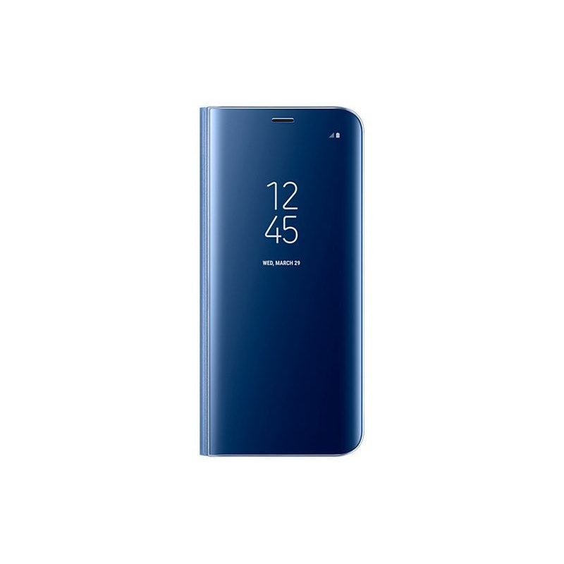 Bao Da Samsung S8 Clear View Chính Hãng Full Hộp-xanh đen