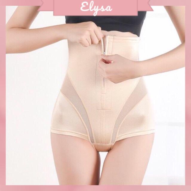 Quần Lót Gen Bụng Kéo khoá Su Phối Ren Cao Cấp