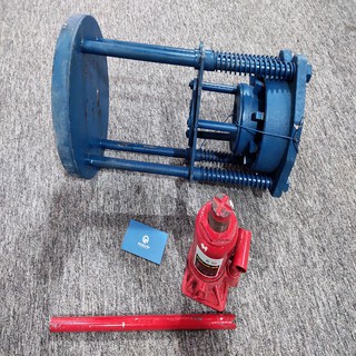 Máy ép tyo lưu động xài con đội thủy lực