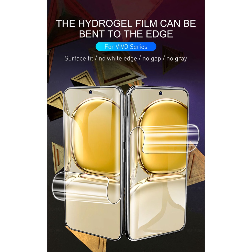 Bộ 4 Kính Cường Lực Hydrogel Bảo Vệ Màn Hình Cho Huawei P50 P50 Pro P 50 P50Pro P50 4G