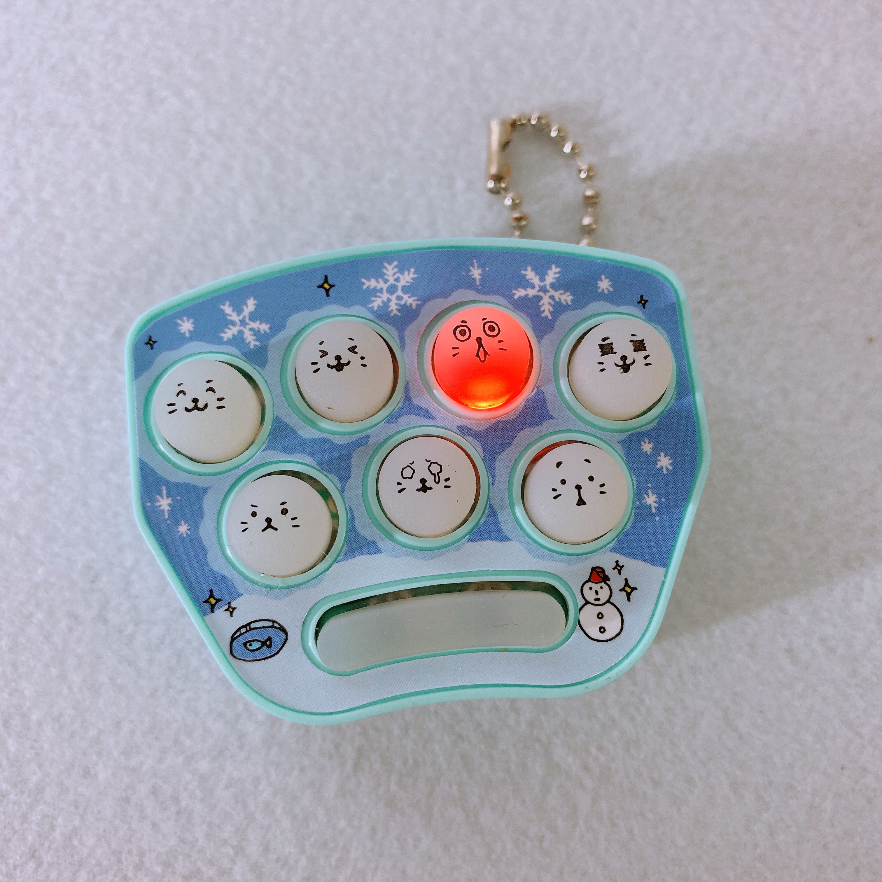 Really playable pendant Japanese genuine KOROKORO gashapon cute hamster mini game console