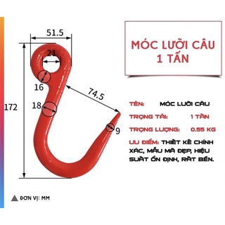 Móc cẩu ,lưỡi câu (dùng xích 8mm)✏️✏️✏️