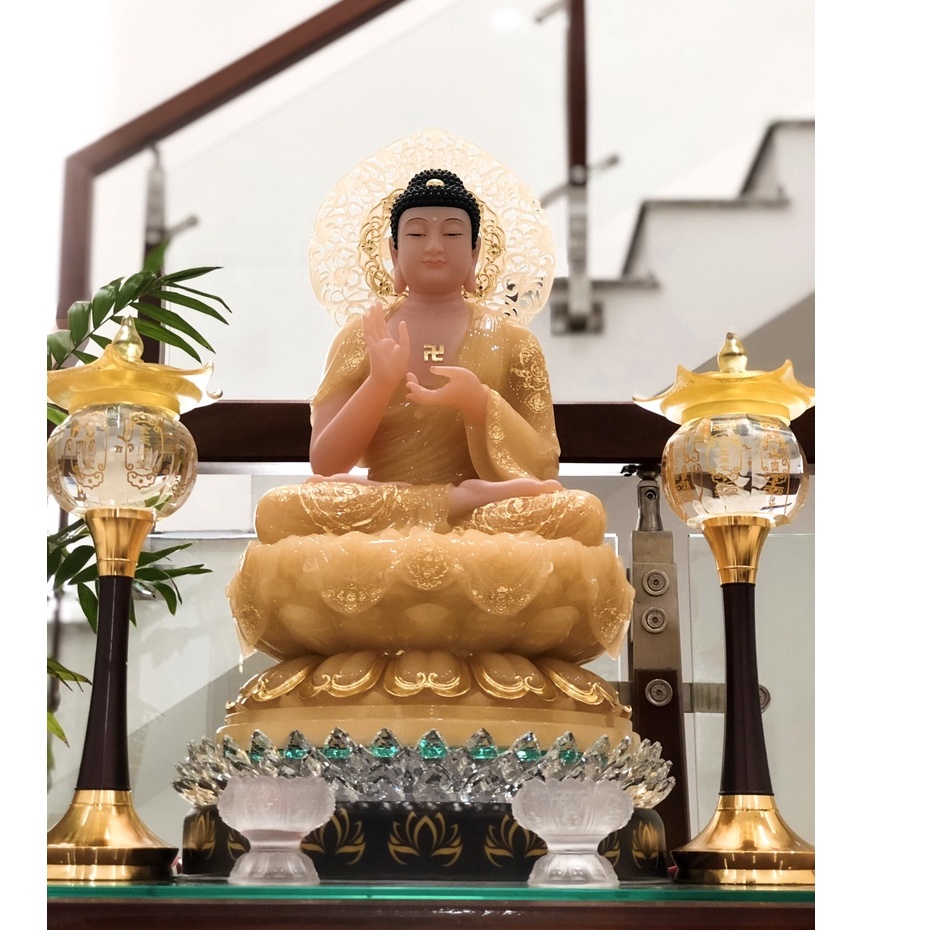 Tôn tượng Thất Phật Dược Sư Lưu Li 7 Ấn Thủ khác nhau