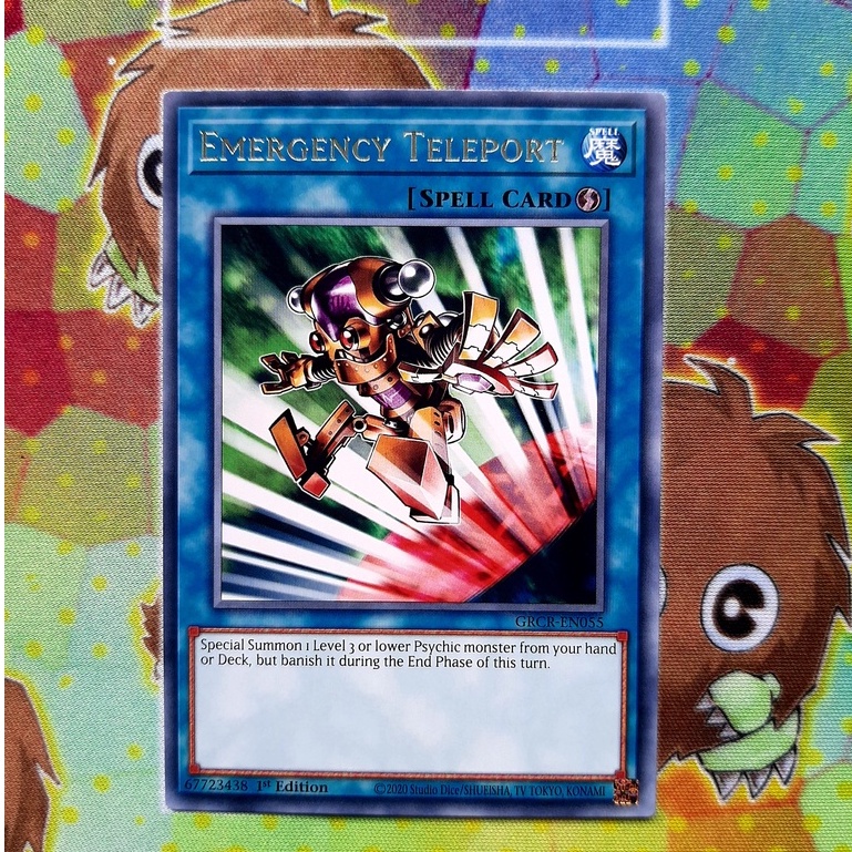 Thẻ Bài Mint90 Yugioh Spell Emergency Teleport