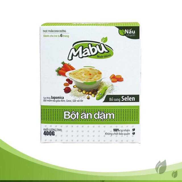 Bột ăn dặm Mabu 400g