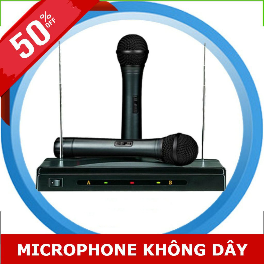 Micro không dây hát karaoke Ontekco U19 cho Loa kéo, amply WM - 307/ SV-316 Chính hãng - BH 12 THÁNG